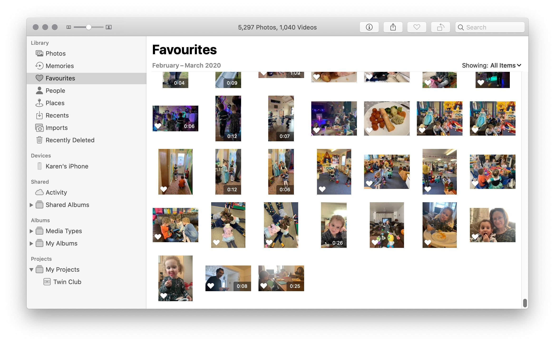 play slideshow for usb photo album on mac